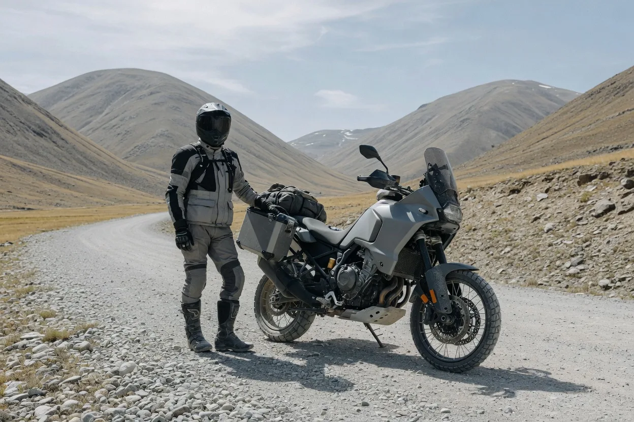 Ilustrační motocykl segmentu Adventure