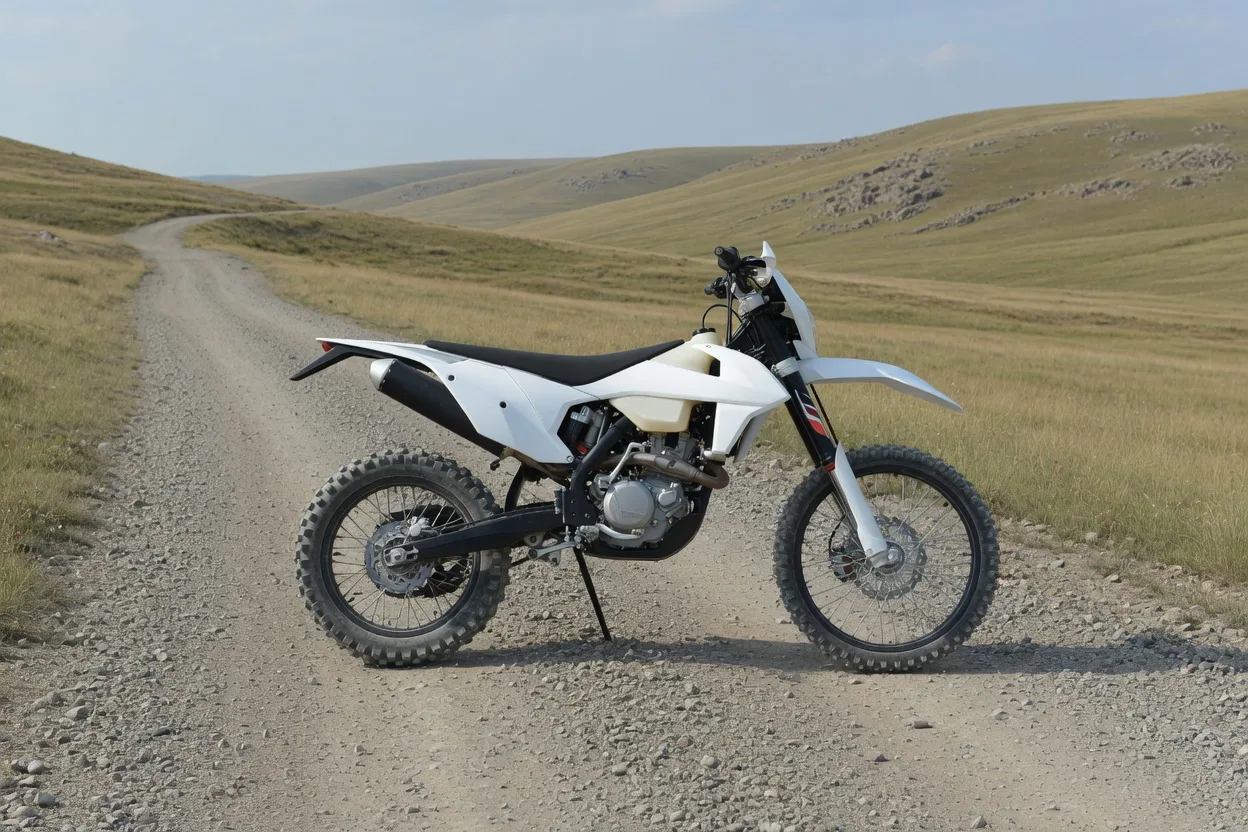 Ilustrační motocykl segmentu Enduro